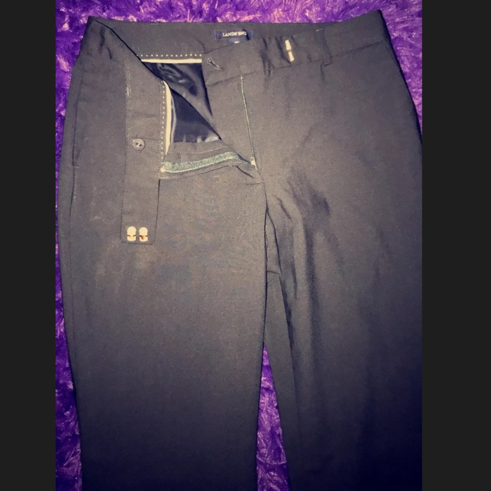 👖 Lands’ End Navy Blue Slacks size 6